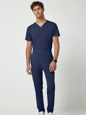 Healing Hands Men's Dante Jogger Scrub Pant Purple Label Size: Large Short